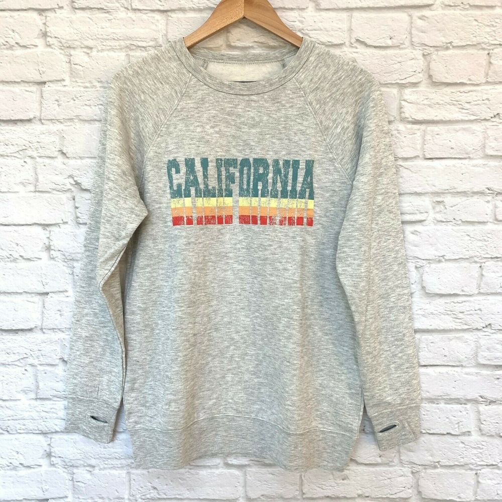 NEW California Sweater Light Grey State of Mine